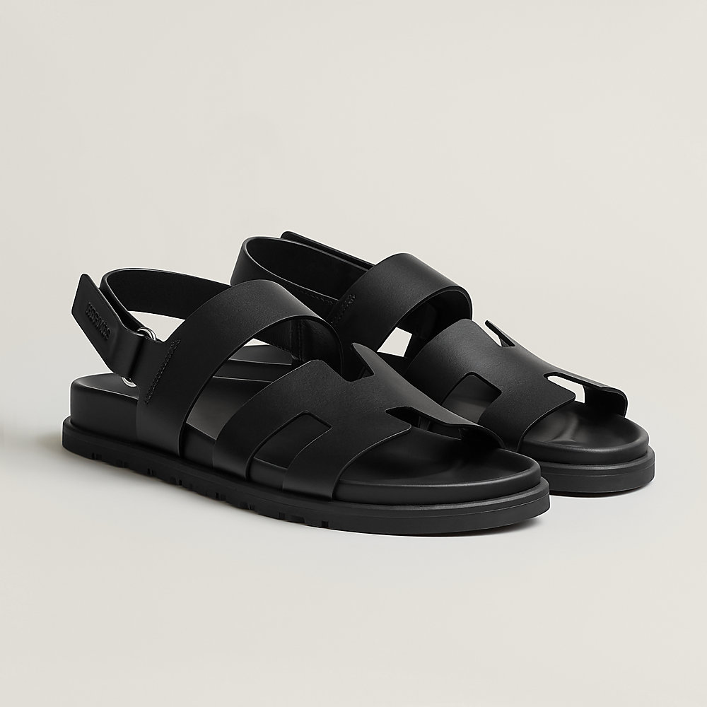 Sandales Genius Noir Herm s France sandales-genius-noir-herm-s-france
